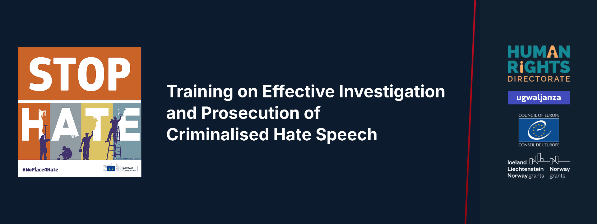 Training on Effective Investigation and Prosecution of Criminalised Hate Speech